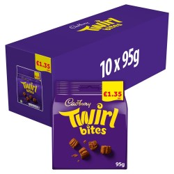 Cadbury Twirl Bites 95g x 10