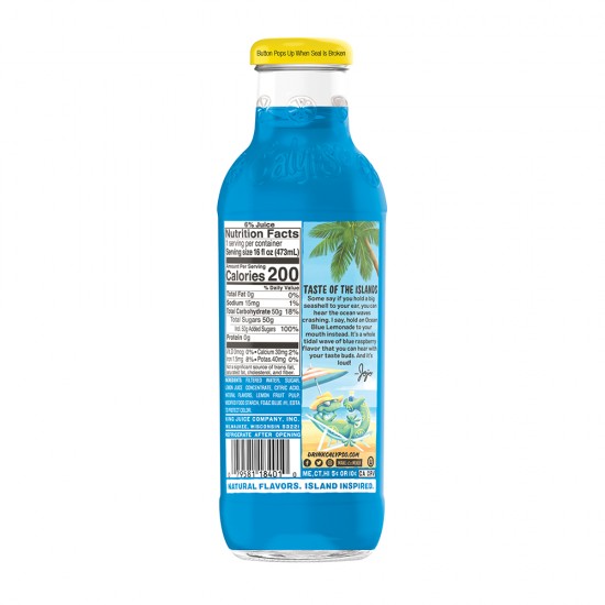 Calypso Ocean Blue Lemonade 473ml