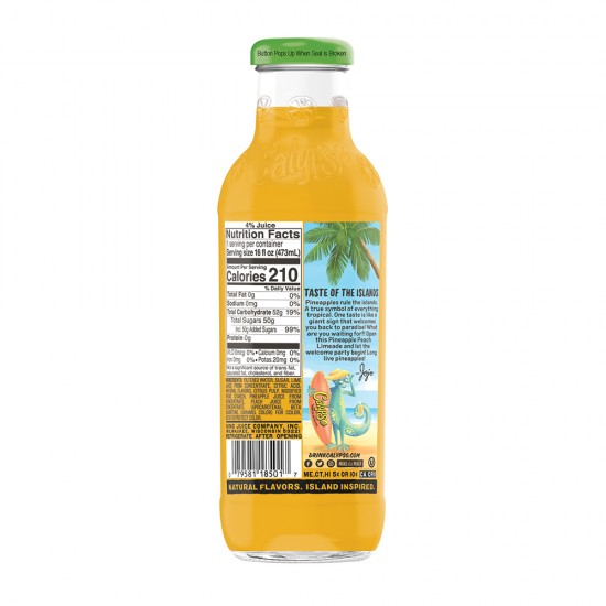 Calypso Pineapple Peach Limeade 473ml