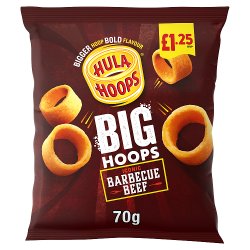 Hula Hoops Big Hoops BBQ Beef £1.25 RRP