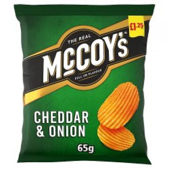 McCoy's Cheddar & Onion £1.25 RRP