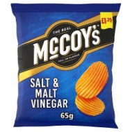 McCoy's Salt and Malt Vinegar £1.25 RRP