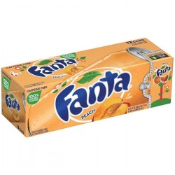 Fanta Peach Flavour USA Cans 355ml