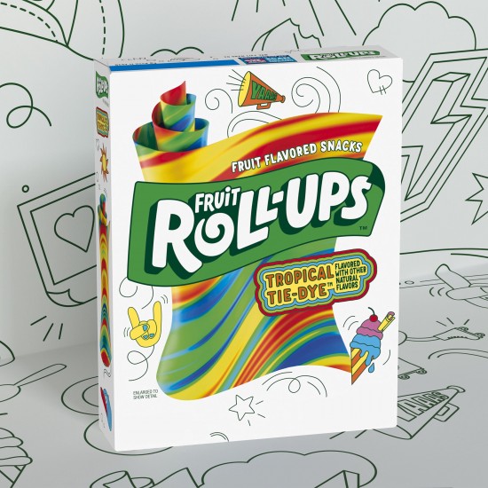 Fruit Roll-Ups Tropical Dye 141g