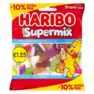 Haribo Supermix Bag 154g Price Mark £1.25