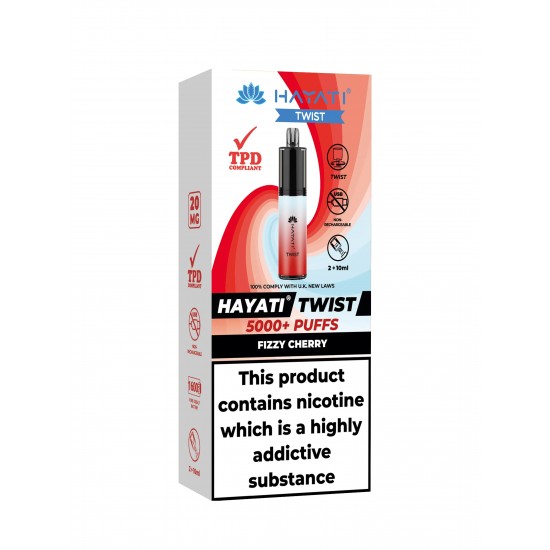 Fizzy Cherry Hayati Twist 5000 Disposable Pod Kit