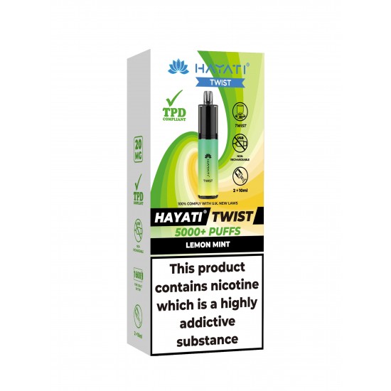 Lemon Mint Hayati Twist 5000 Disposable Pod Kit