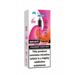 Strawberry Gummy Bear Hayati Twist 5000 Disposable Pod Kit