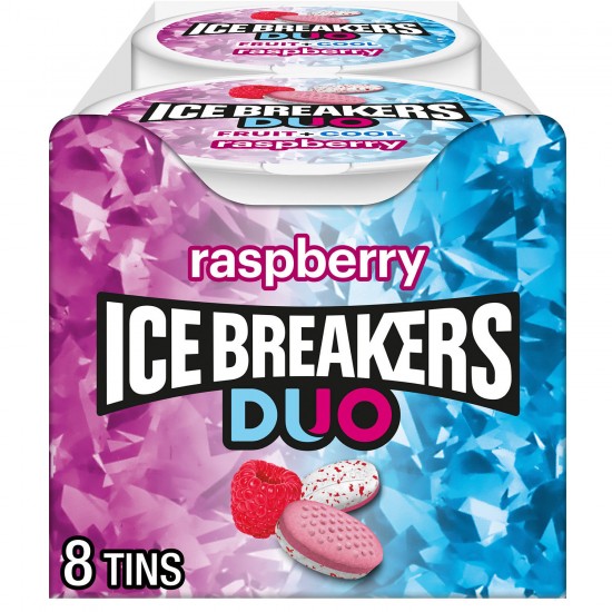 Ice Breakers DUO Raspberry Mints - 8CT