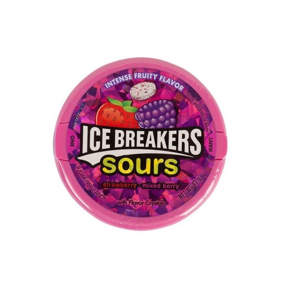 Ice Breckers sours Strawberry MIxed berry 8x42g