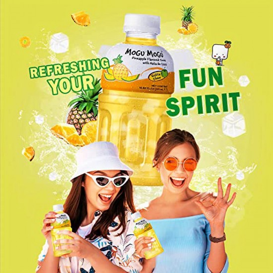 Mogu Mogu Pineapple with Nata de Coco 320ml – Case