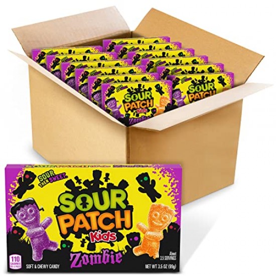 Sour Patch Kids Zombie Theatre Box 3.5oz (99g) - 12CT