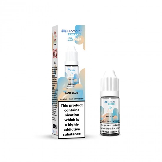 Mad Blue Nic Salt E-liquid by Hayati Crystal Pro Max 10ml