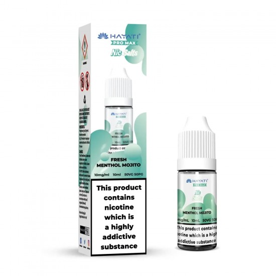 Fresh Menthol Mojito Nic Salt E-liquid by Hayati Crystal Pro Max 10ml