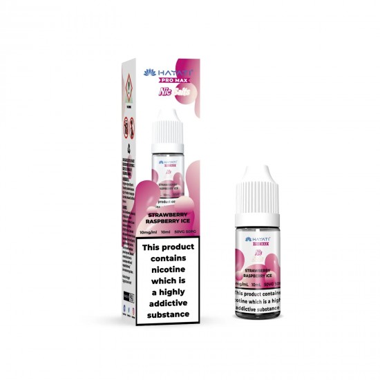 Strawberry Raspberry Ice Nic Salt E-Liquid by Hayati Crystal Pro Max 10ml