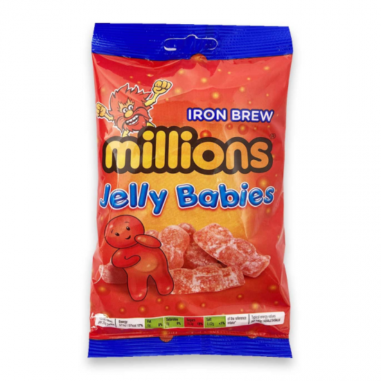 Millions Iron Brew Jelly Babies - 200g