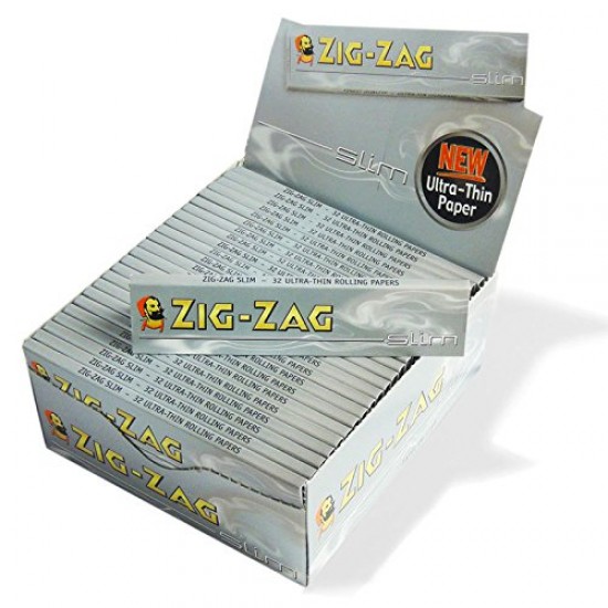 Zig Zag Silver Slim Rollling Papers