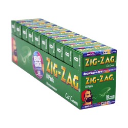 Zig Zag Cut Corner MultiPack 8 Pack 50 Papers Per Booklet