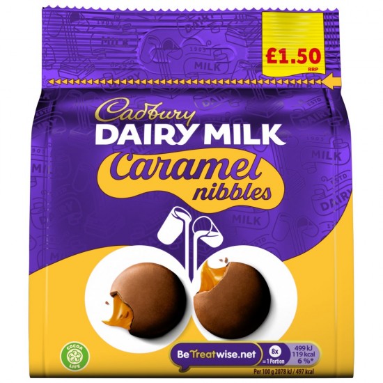 Cadbury Dairy Milk Caramel Nibbles 85g x 10