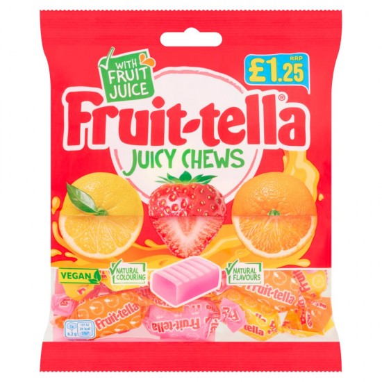 Fruit-tella Juicy Chews 135g PM£1.25