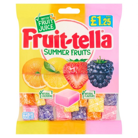 Fruit-tella Summer Fruits 135g PM £1.25