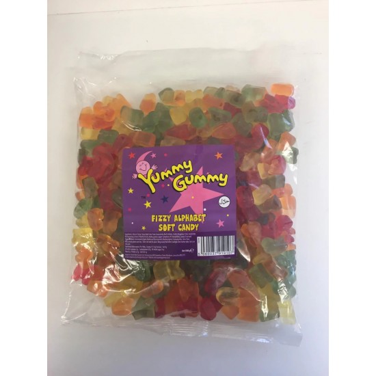 Yummy Gummy Fizzy Alphabet 1Kg Bag