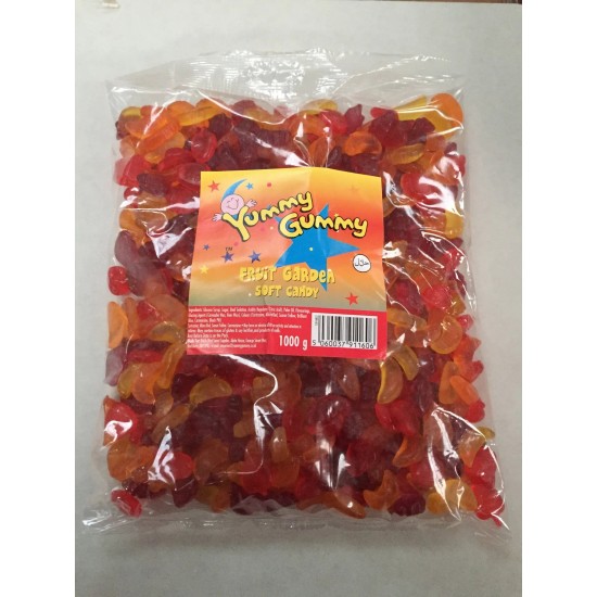 Yummy Gummy Fruit Garden 1kg Bag