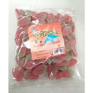 Yummy Gummy Giant Fizzy Strawberries 1Kg Bag