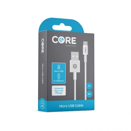 Core Micro USB Cable 3M 1A(£6.99)