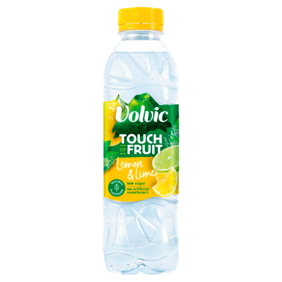 Volvic Touch Of Lemon & Lime Flavoured Water 500ml x 12