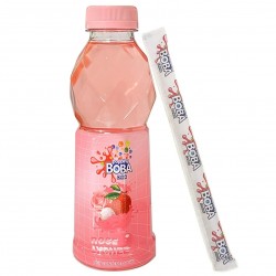 popping boba drink rose lychee