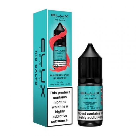 Blueberry Sour Raspberry Nic Salt E-Liquid by Elux Legend 10ml-10mg