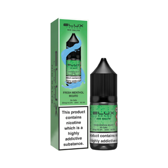 Fresh Menthol Mojito Nic Salt E-Liquid by Elux Legend 10ml-10mg