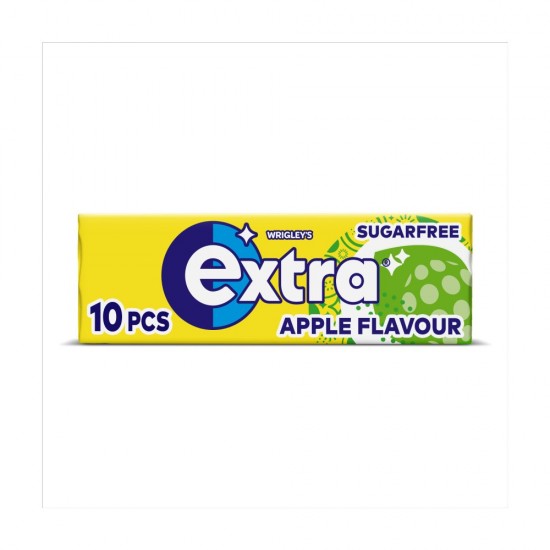 Extra Apple Flavour Chewing Gum Sugar Free 10 piece