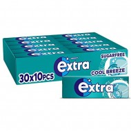 Extra Cool Breeze Chewing Gum Sugar Free 10 pieces