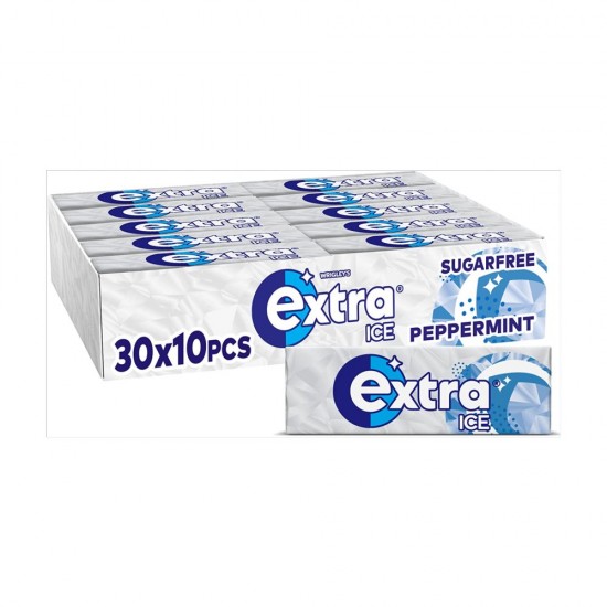 Extra Ice Peppermint Sugarfree Chewing Gum 10 Pieces