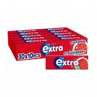 Extra Strawberry Flavour Chewing Gum Sugar Free 10 Pieces