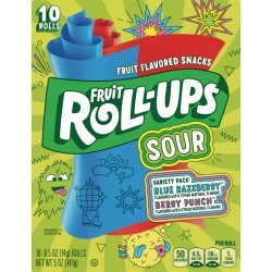 Fruit Rollups Sour