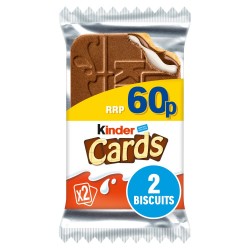 Kinder Cards Price Mark 0.60p 