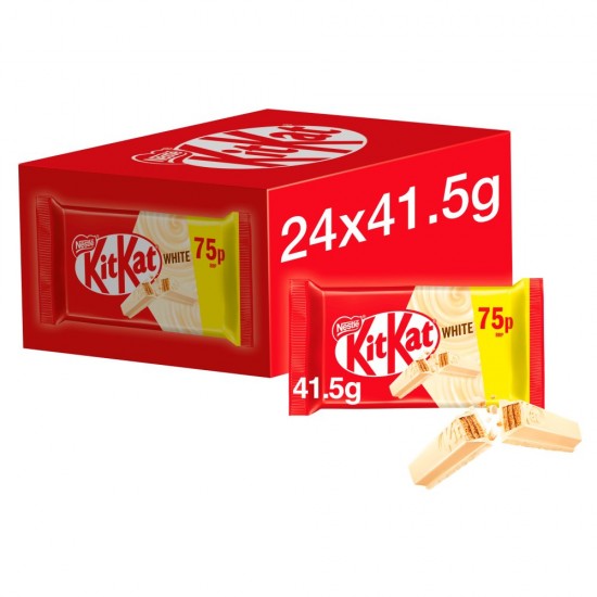 Kit Kat 4 Finger White 24 x  41.5g 