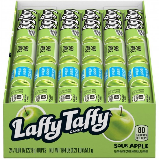 Laffy Taffy Sour Rope Apple Candy 22.9g