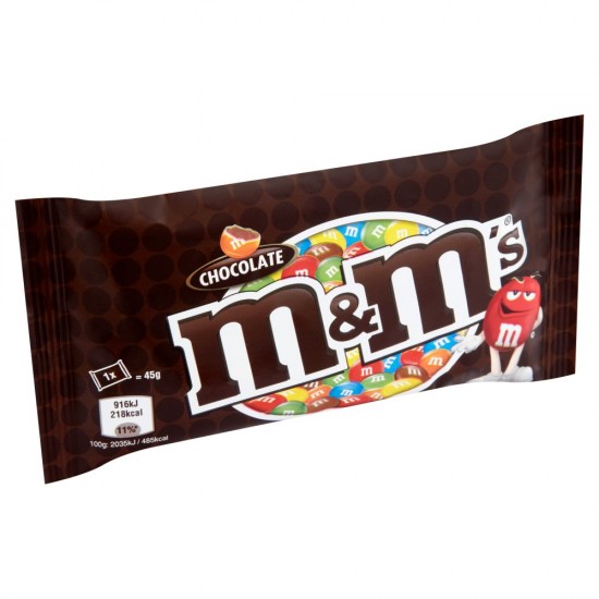 M&M Brownie Chocolate 24 x 45g