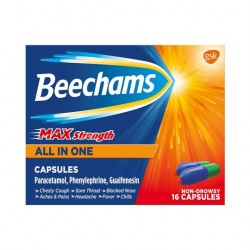 Beechams Max Strength All In One 16 Capsules X 6