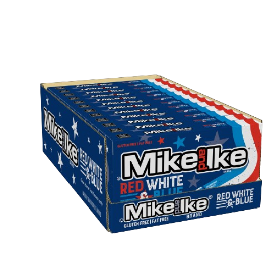 Mike & Ike Red White & Blue theatre box 120g