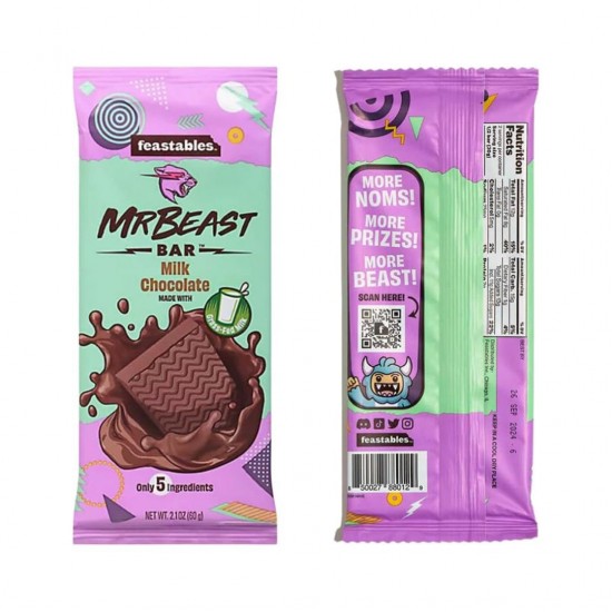 Mr beast  bar Milk chocolate 60g