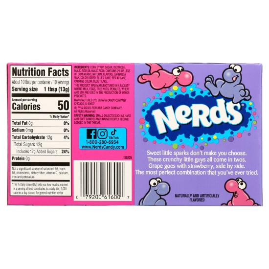 Nerds Grape & Strawberry 141g 