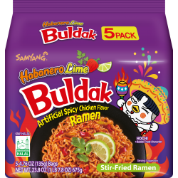 Samyang Buldak Habanero Lime x 5