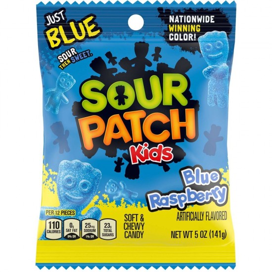 Sour Patch Kids Blue Raspberry 5oz (141g) - 12CT