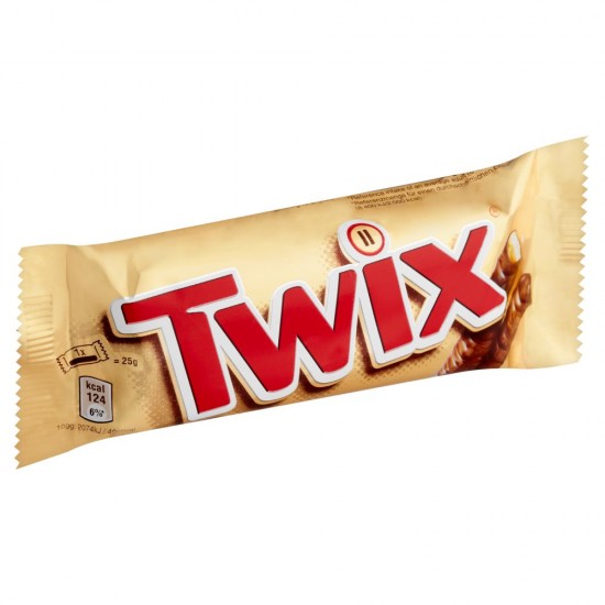 Twix Chocolate Biscuit Twin Bars 50g