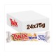 Twix Xtra White Chocolate Biscuit Twin Bars 75g